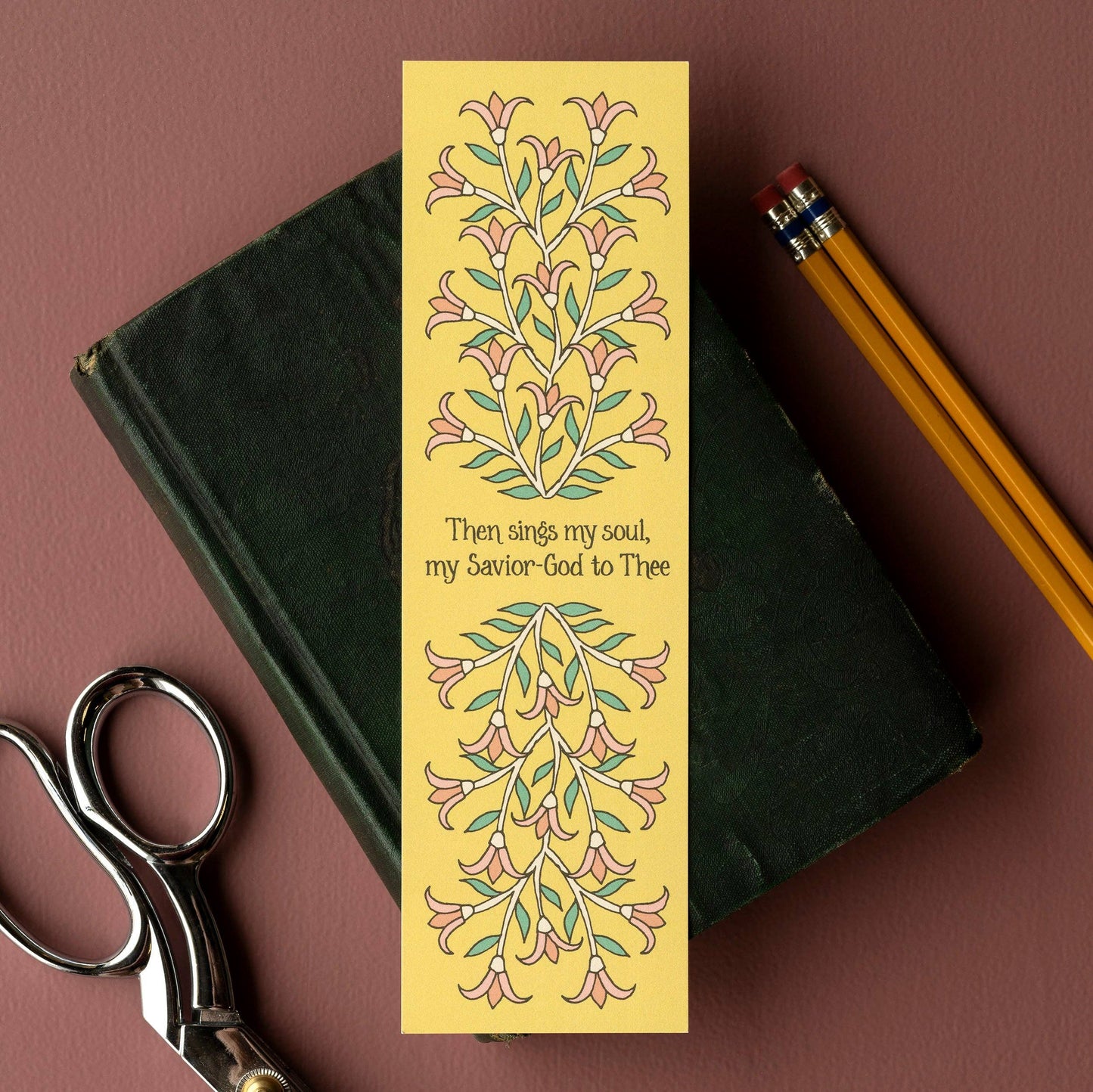 Then Sings My Soul Hymn Bookmark