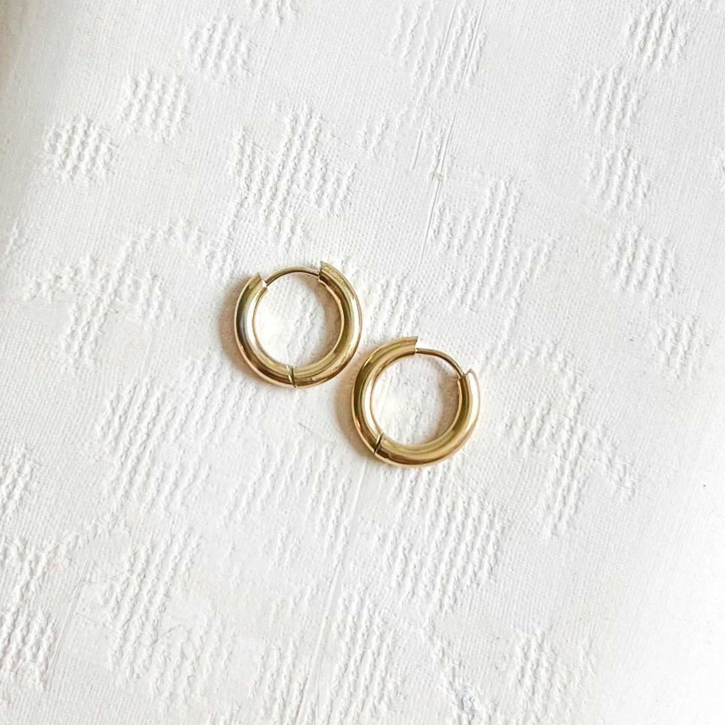 Gold Infinity Hoop