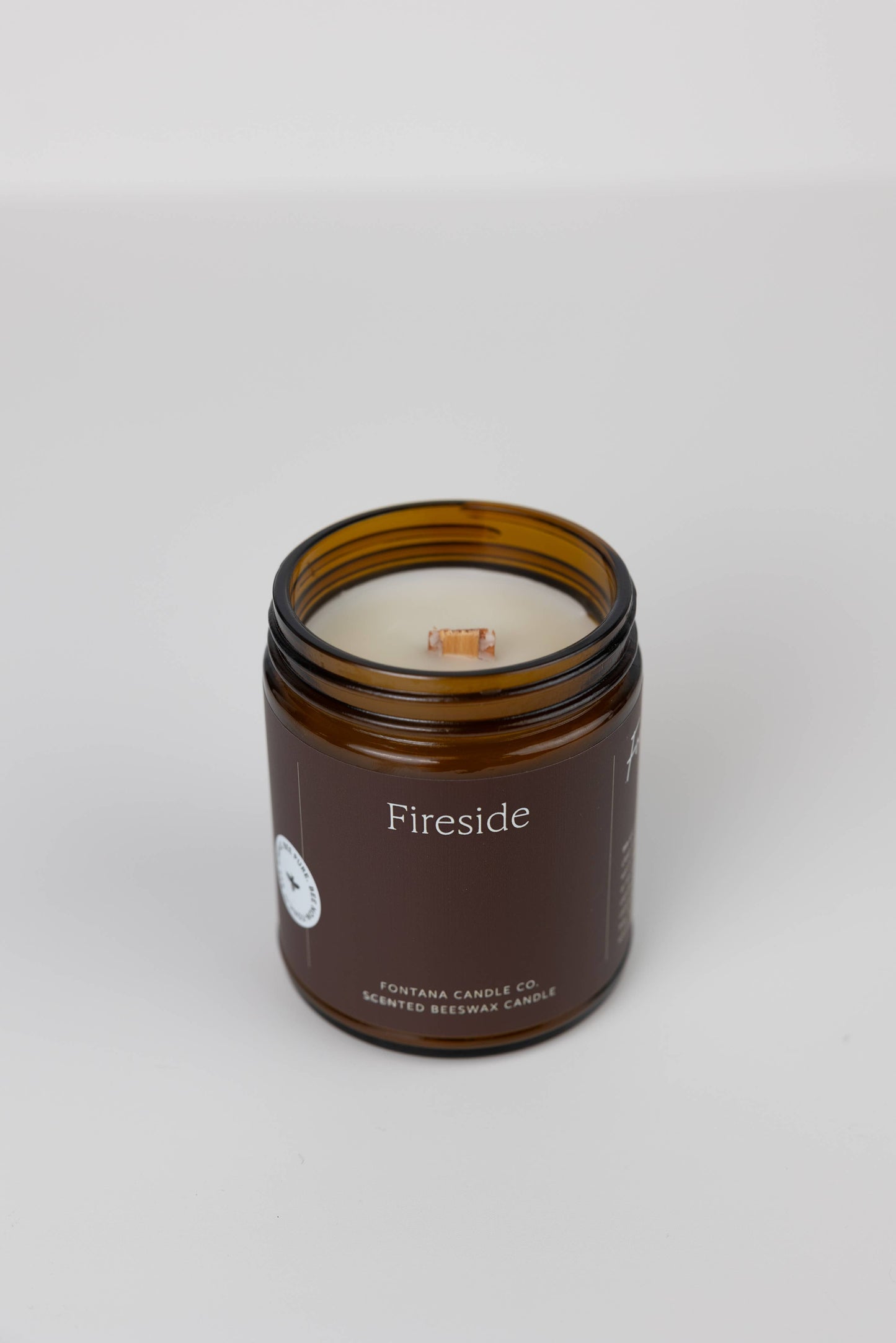 Fireside Natural Beeswax Essential Oil Jar Candle