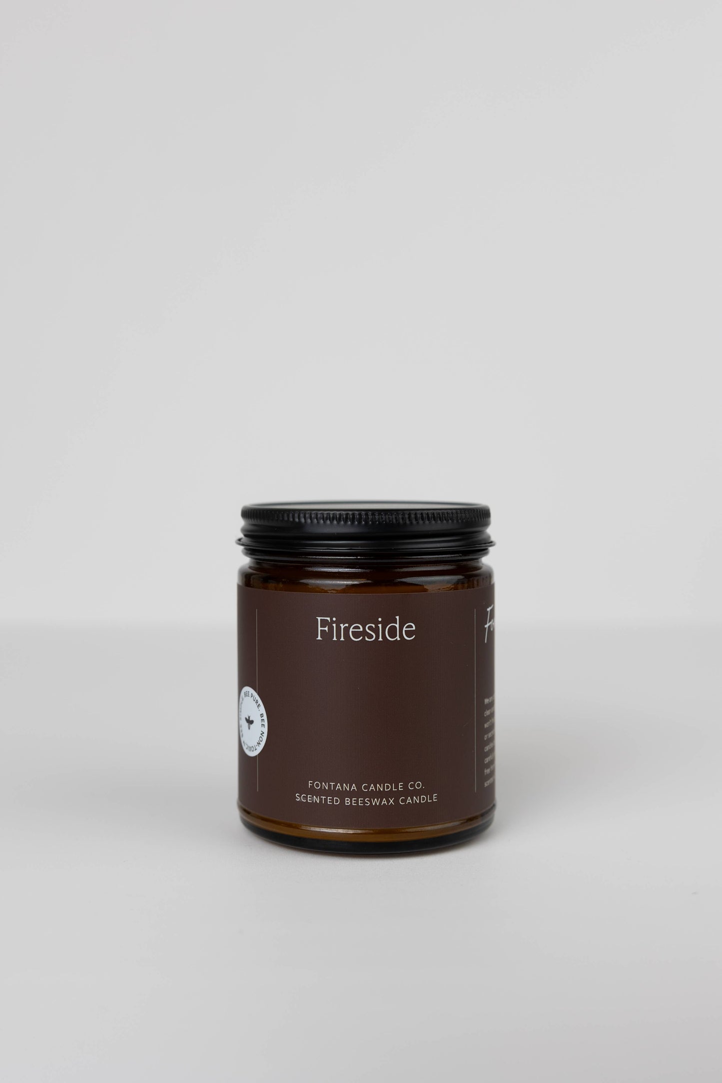 Fireside Natural Beeswax Essential Oil Jar Candle