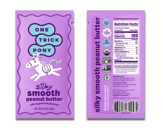 Single Serve Peanut Butter Packets - Silky Smooth