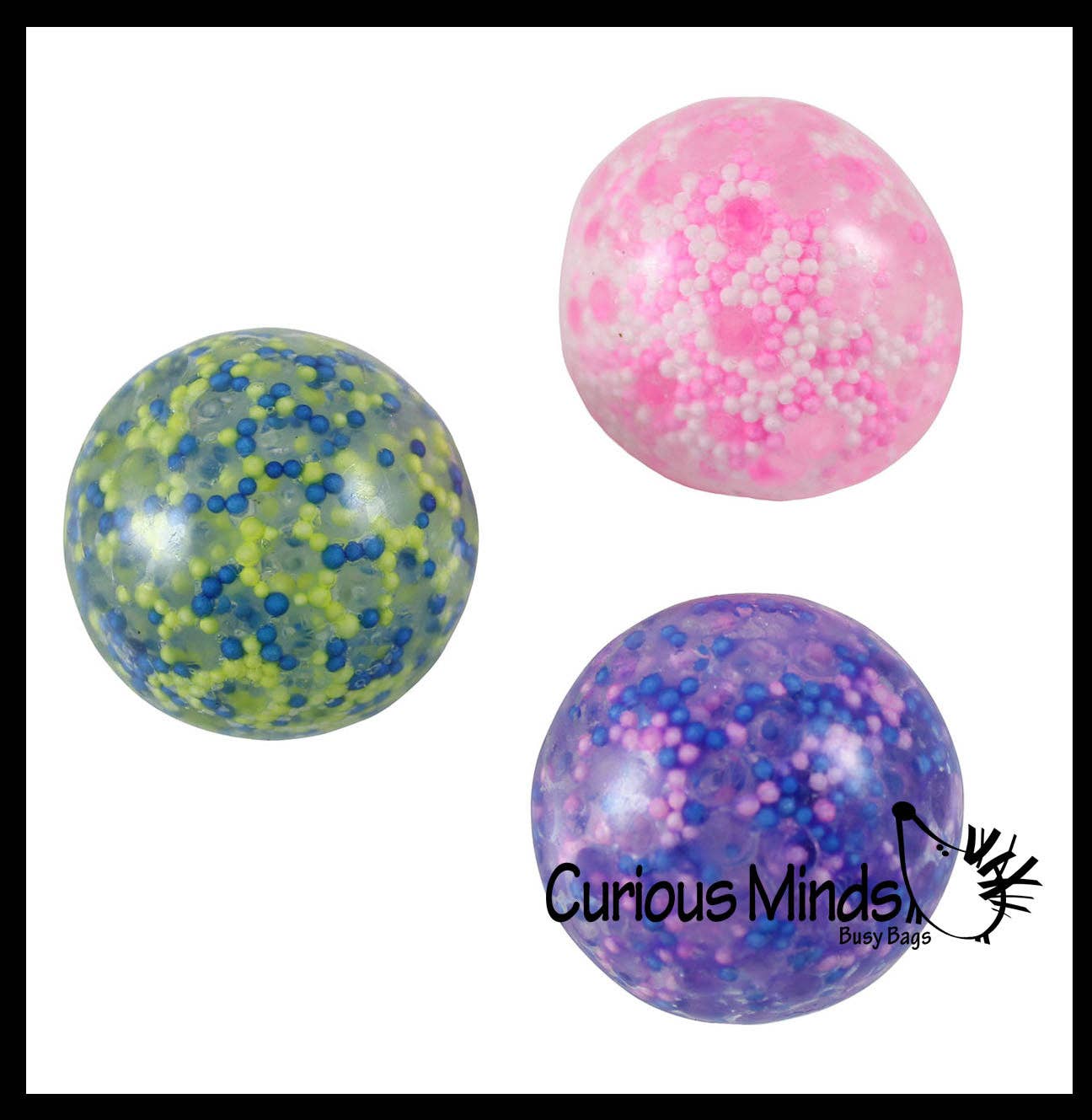 Small Amazing 1.5" Confetti Bead with Thick Gel Mold-able