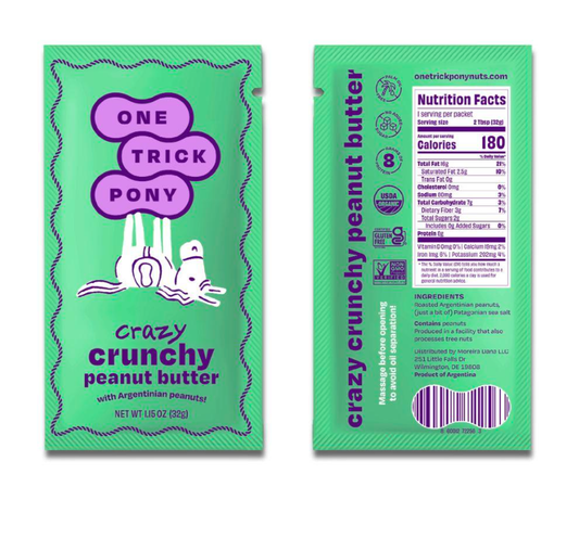 Single Serve Peanut Butter Packets - Box of 10 Kinda Crunchy