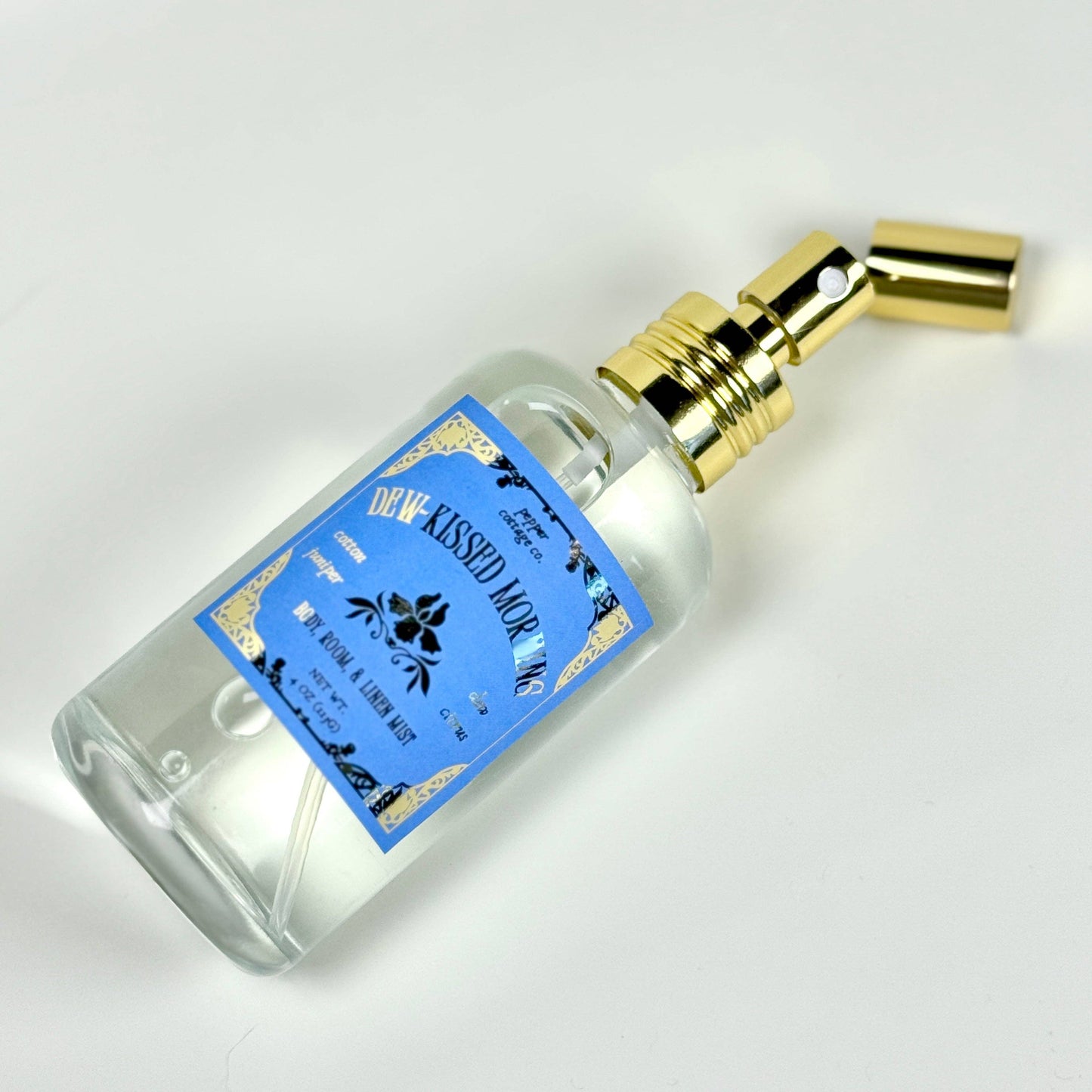 Dew-Kissed Morning 4 oz Body & Home Mist | Cotton, Juniper, Dew, Citrus | Daydream Collection Spring Morning Dew Room Spray