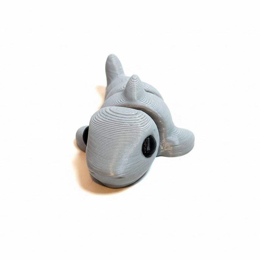 Shark • Mini 3D Printed Articulated Animal • Flexi Animals • Pocket Pets • Pocket Pals • Desk Pets [#24]