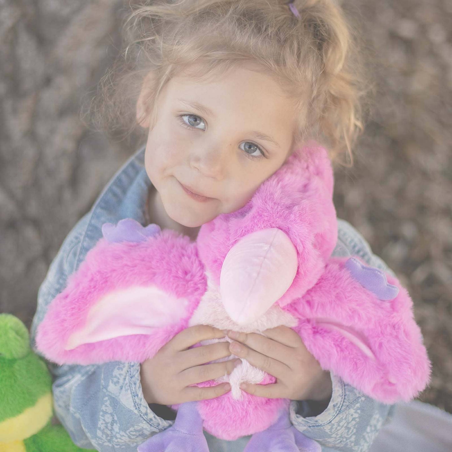 World's Softest 11 inch - Hot Pink Baby Pterosaur Plush Toy