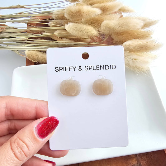 Pumpkin Patch Studs - Cashmere // Jewelry, Earrings, Fall, Halloween