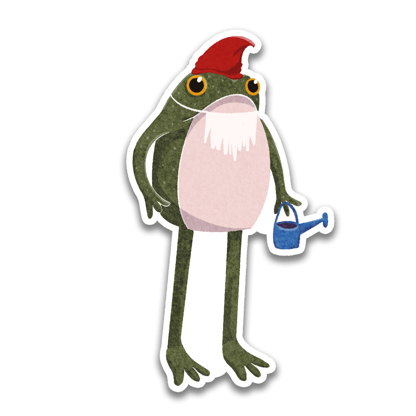 Gnome Frogson Frog Sticker