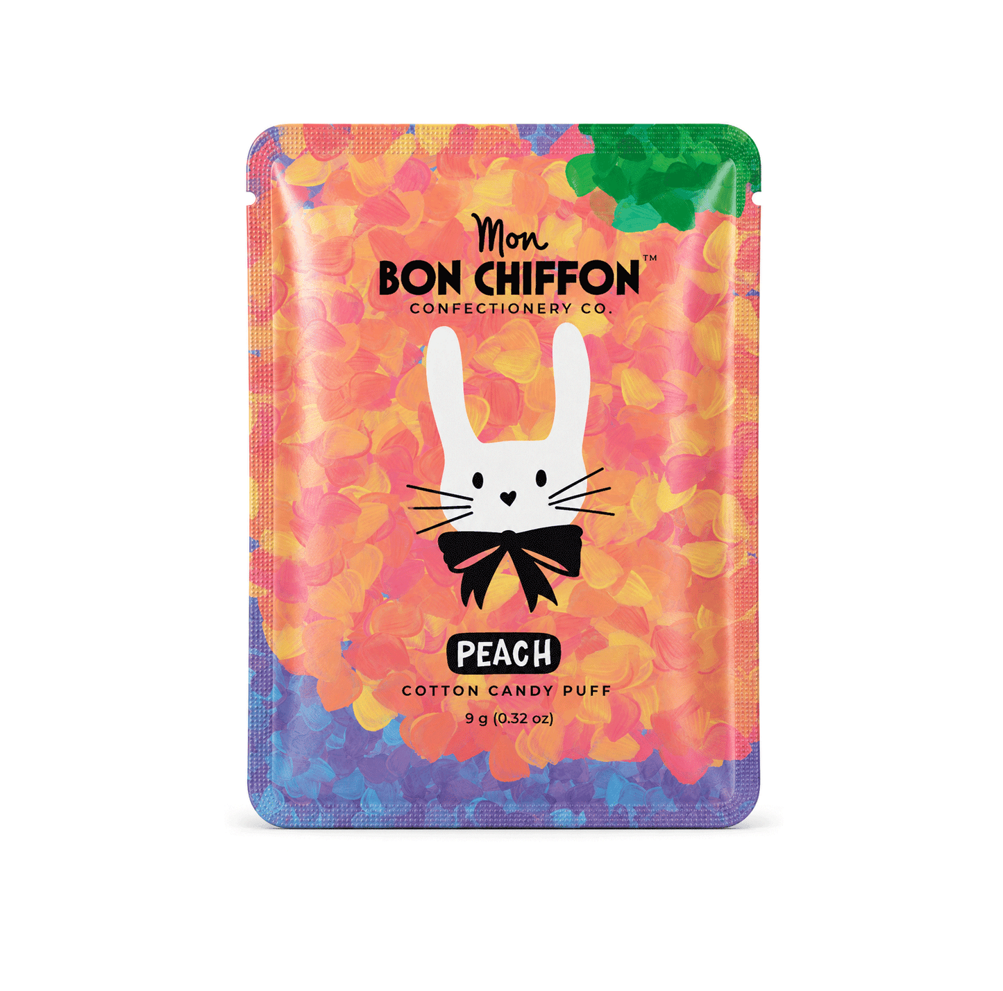 Peach Cotton Candy Puff