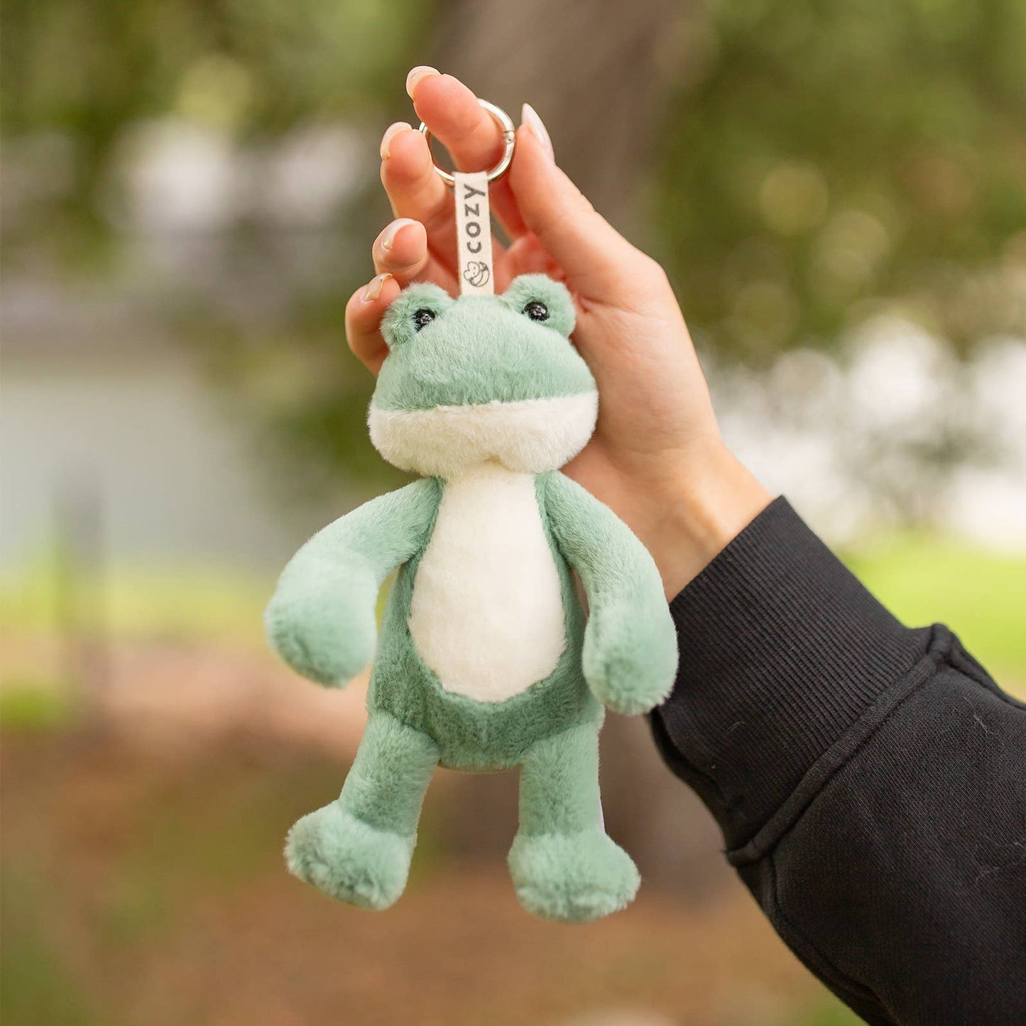 Worlds Softest Plush Lushee Clip - Fern Froggy
