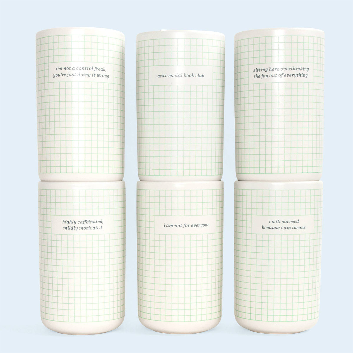 Highly Caffeinated Travel Ceramic Coffee Mug