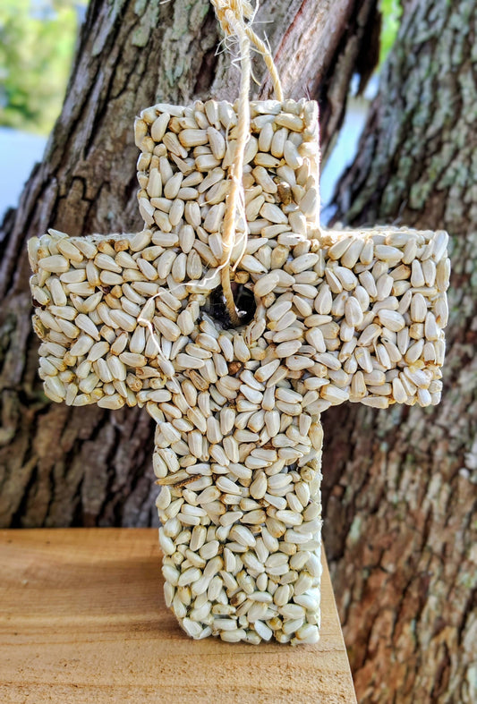 Cross Birdseed Ornament