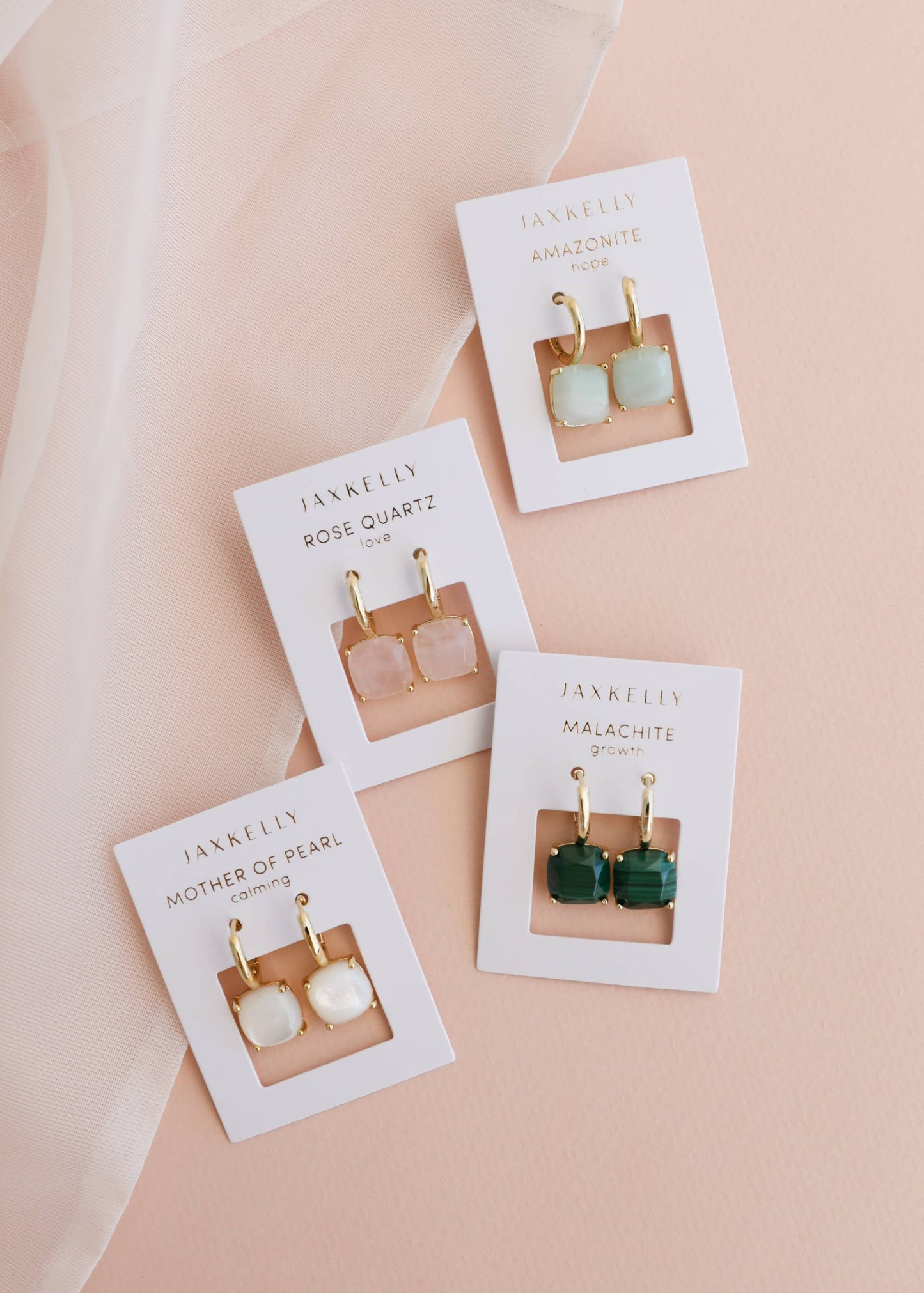 Gemstone Mini Drop - Mother of Pearl