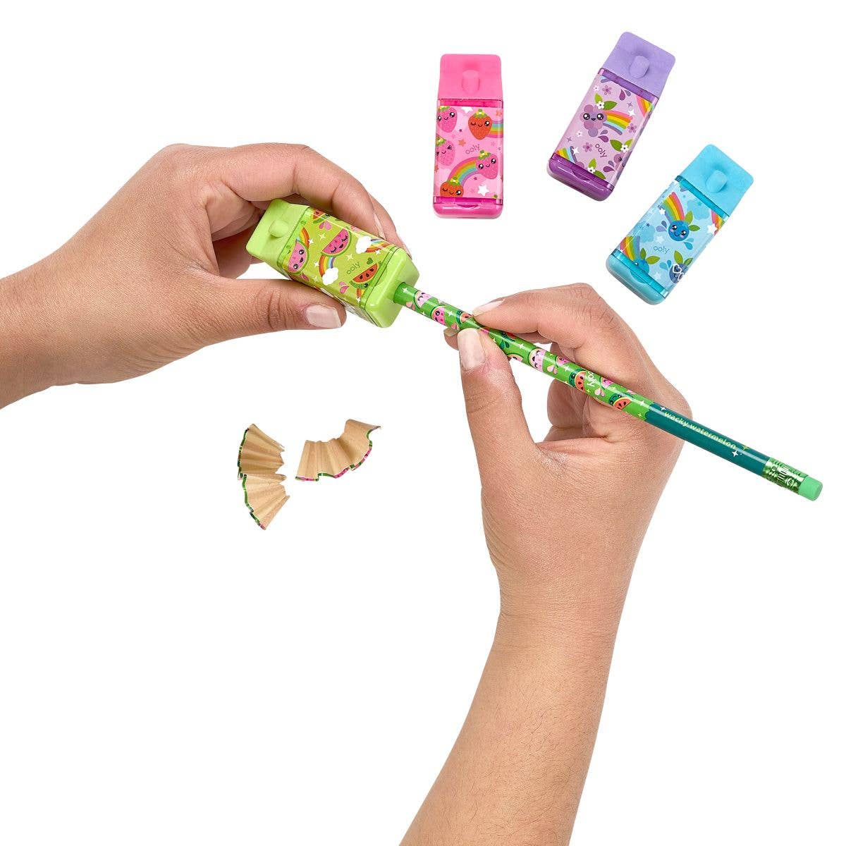 Lil' Juicy Box: Scented Eraser + Sharpener (Assorted Tub of