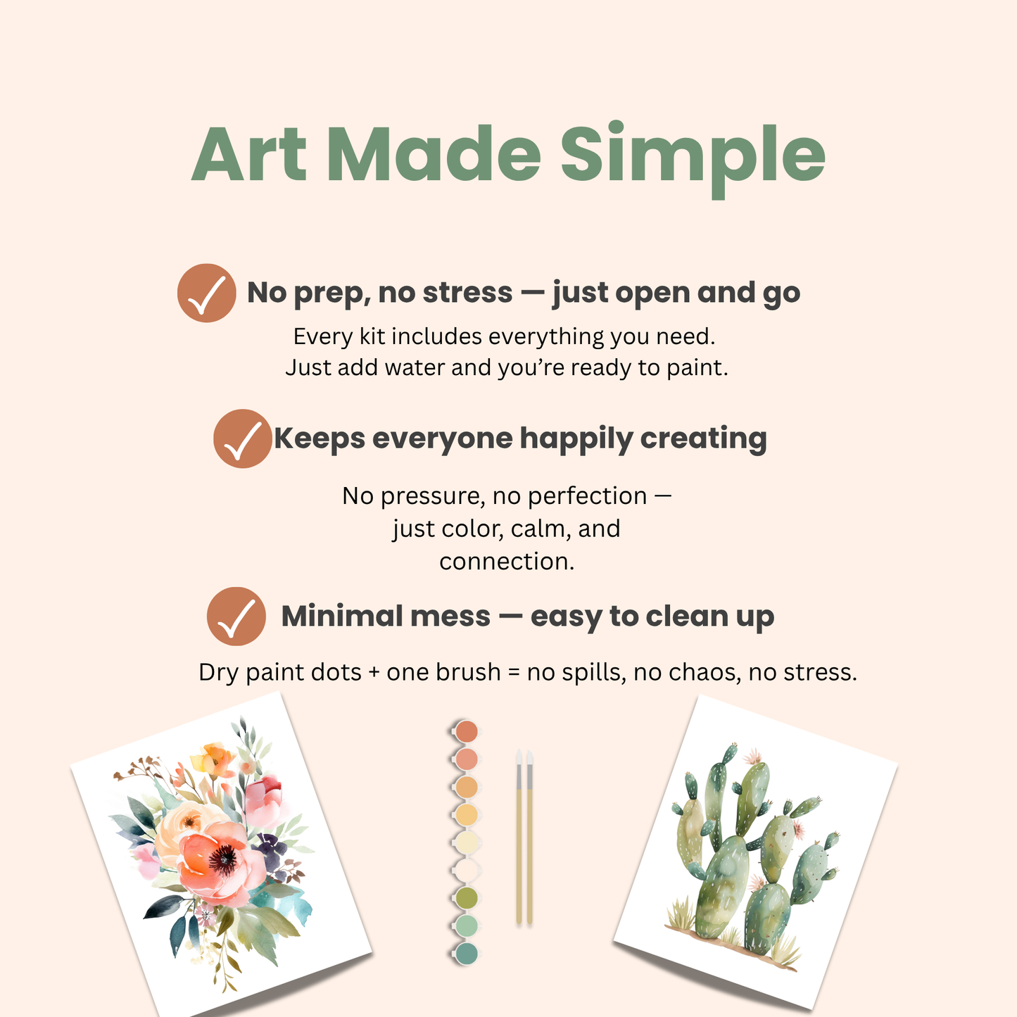 All-In-One Beginner Watercolor Paint Set - Butterflies