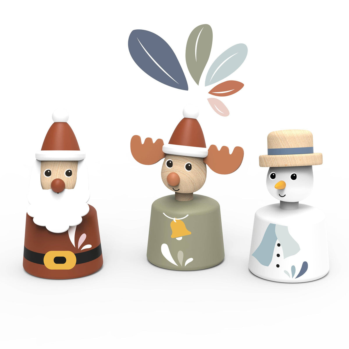 Display of 9 Christmas Musical Characters