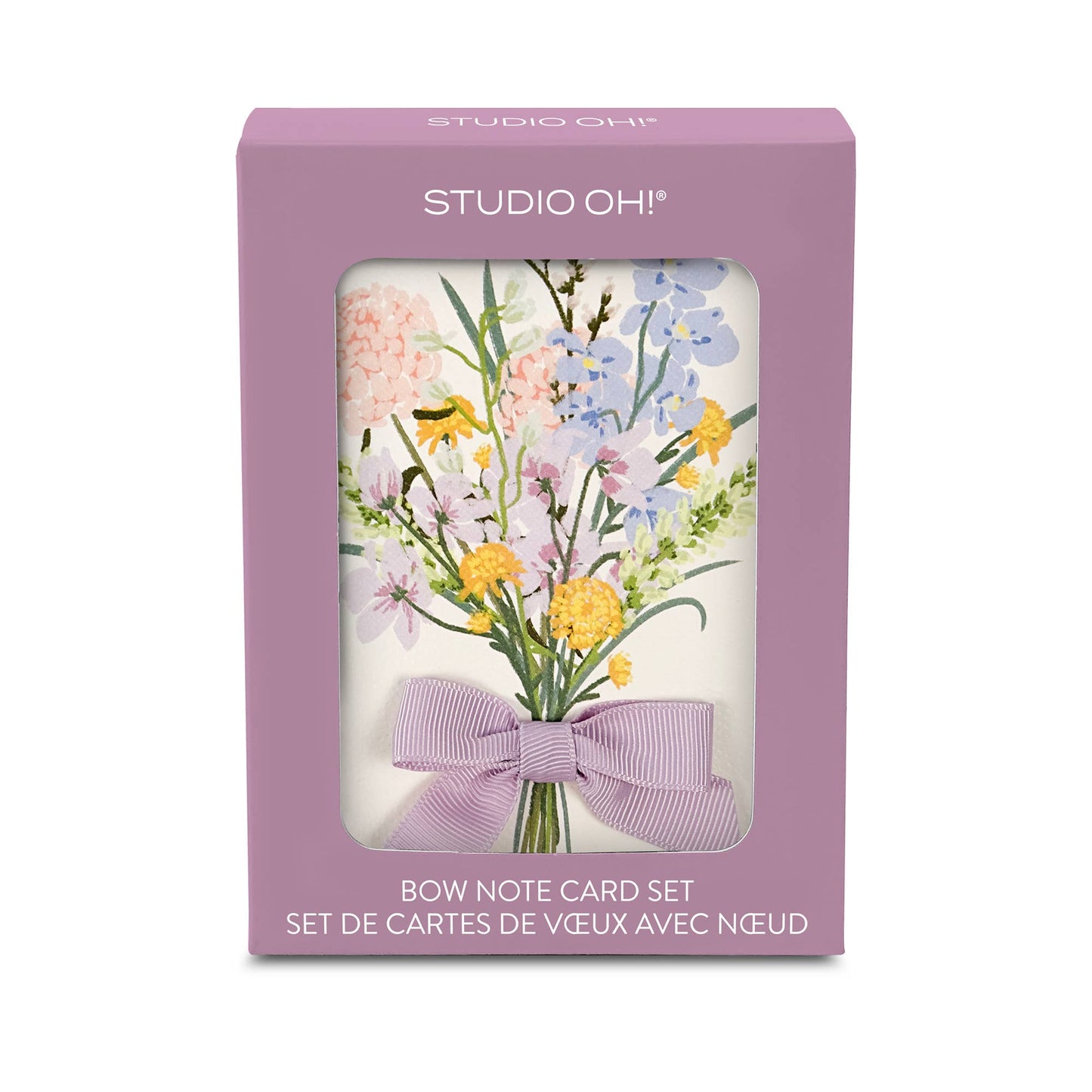 Blissful Bouquet Bow Note Card Set