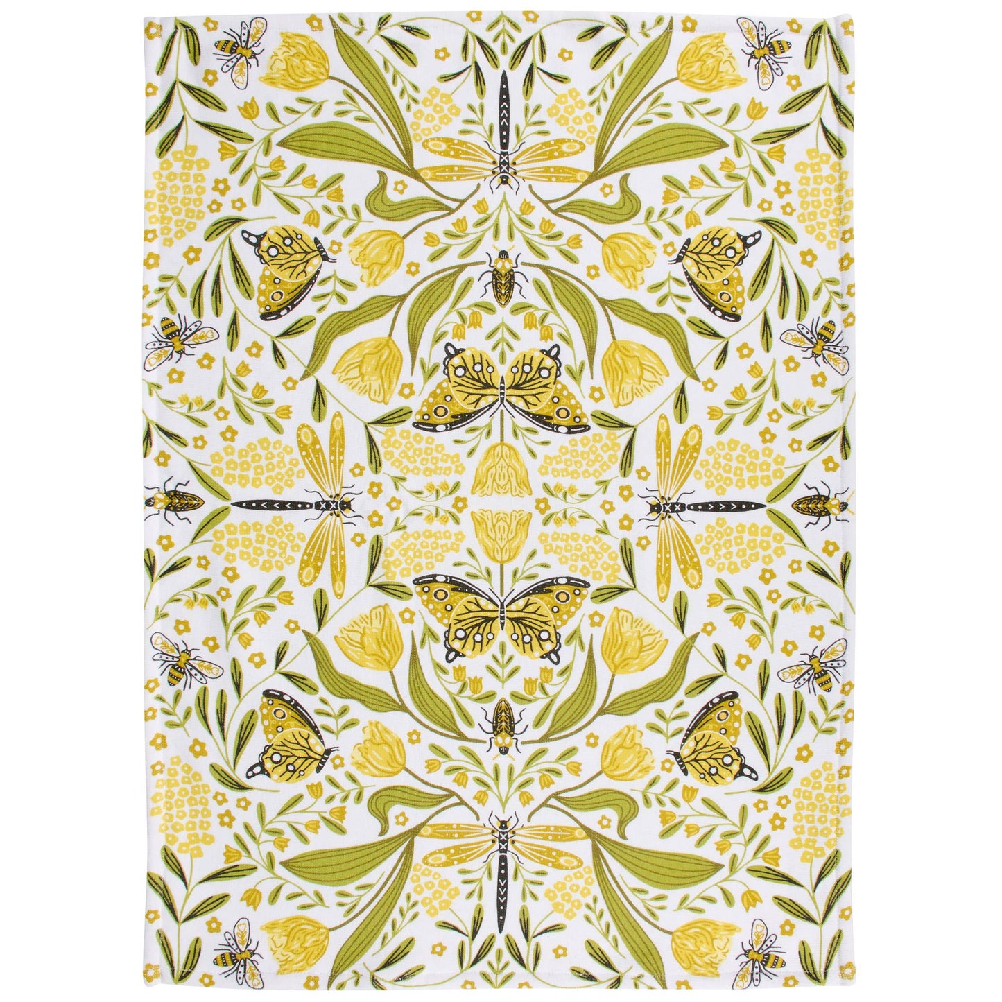 Golden Dragonfly Kitchen Towel