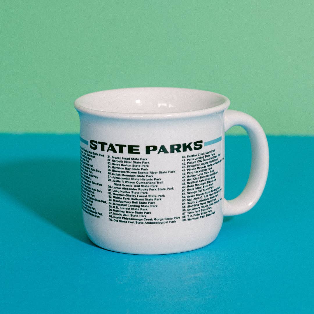 Tennessee State Parks - 59 Parks Ceramic Mug