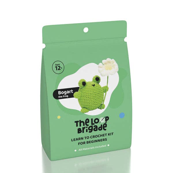 The LOOP Brigade DIY Crochet Kit - Bogart the Frog