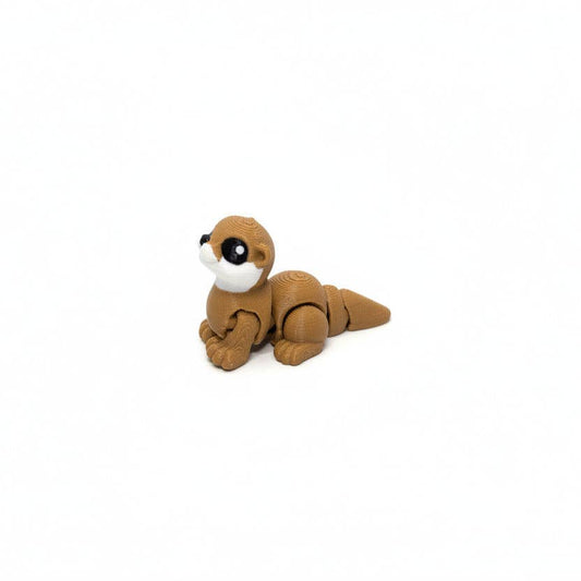 River Otter • Mini 3D Printed Articulated Animal • Flexi Animals • Pocket Pets • Pocket Pals • Desk Pets*