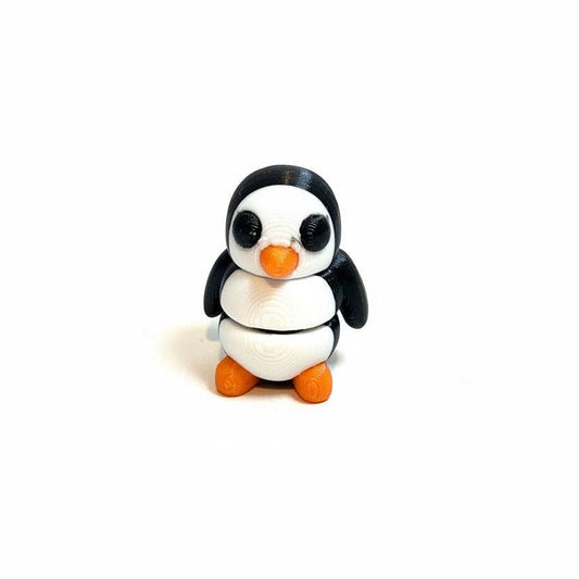 Penguin • Mini 3D Printed Articulated Animal • Flexi Animals • Pocket Pets • Pocket Pals • Desk Pets [#61]*