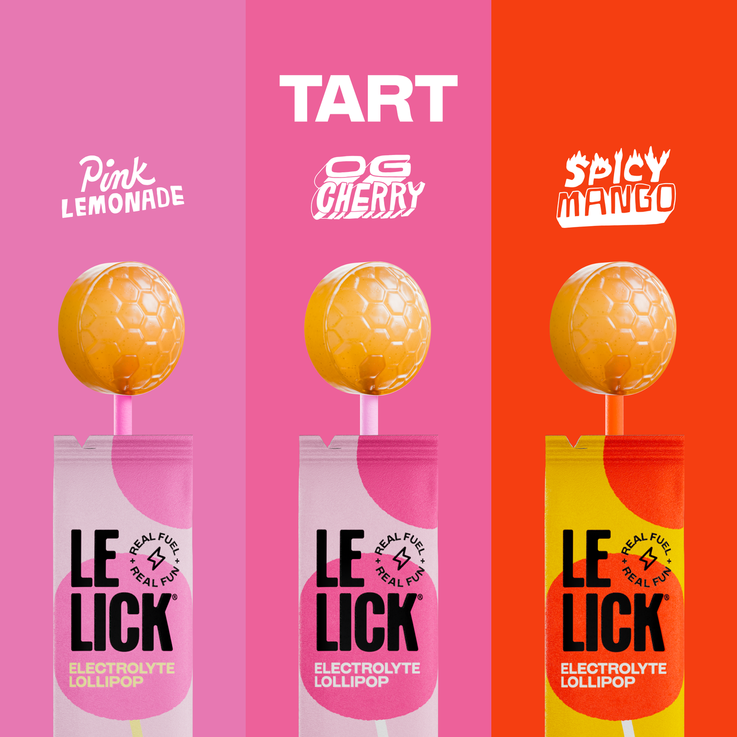 Electrolyte Lollipops, Tart Box, 30 Count, Made in USA