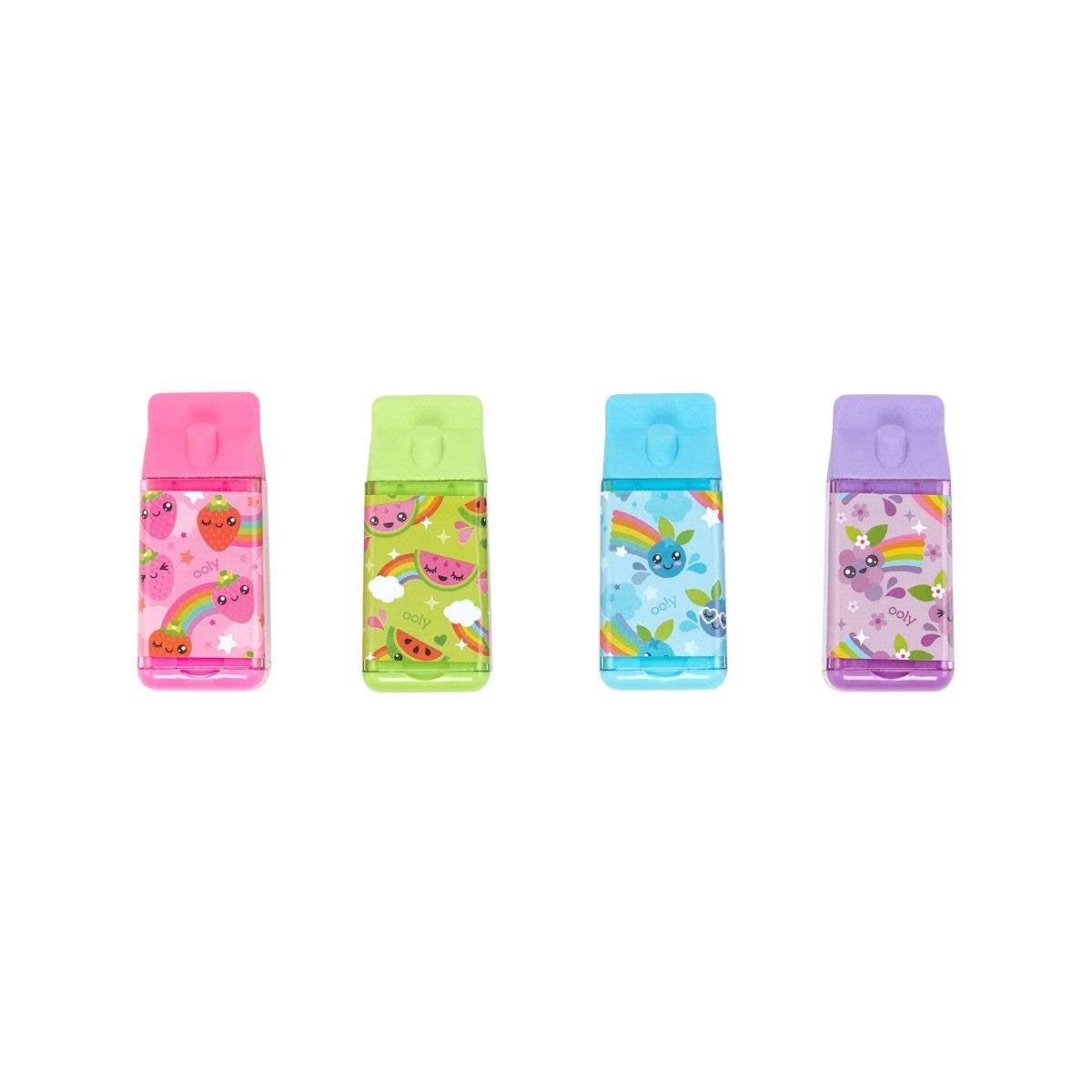 Lil' Juicy Box: Scented Eraser + Sharpener (Assorted Tub of