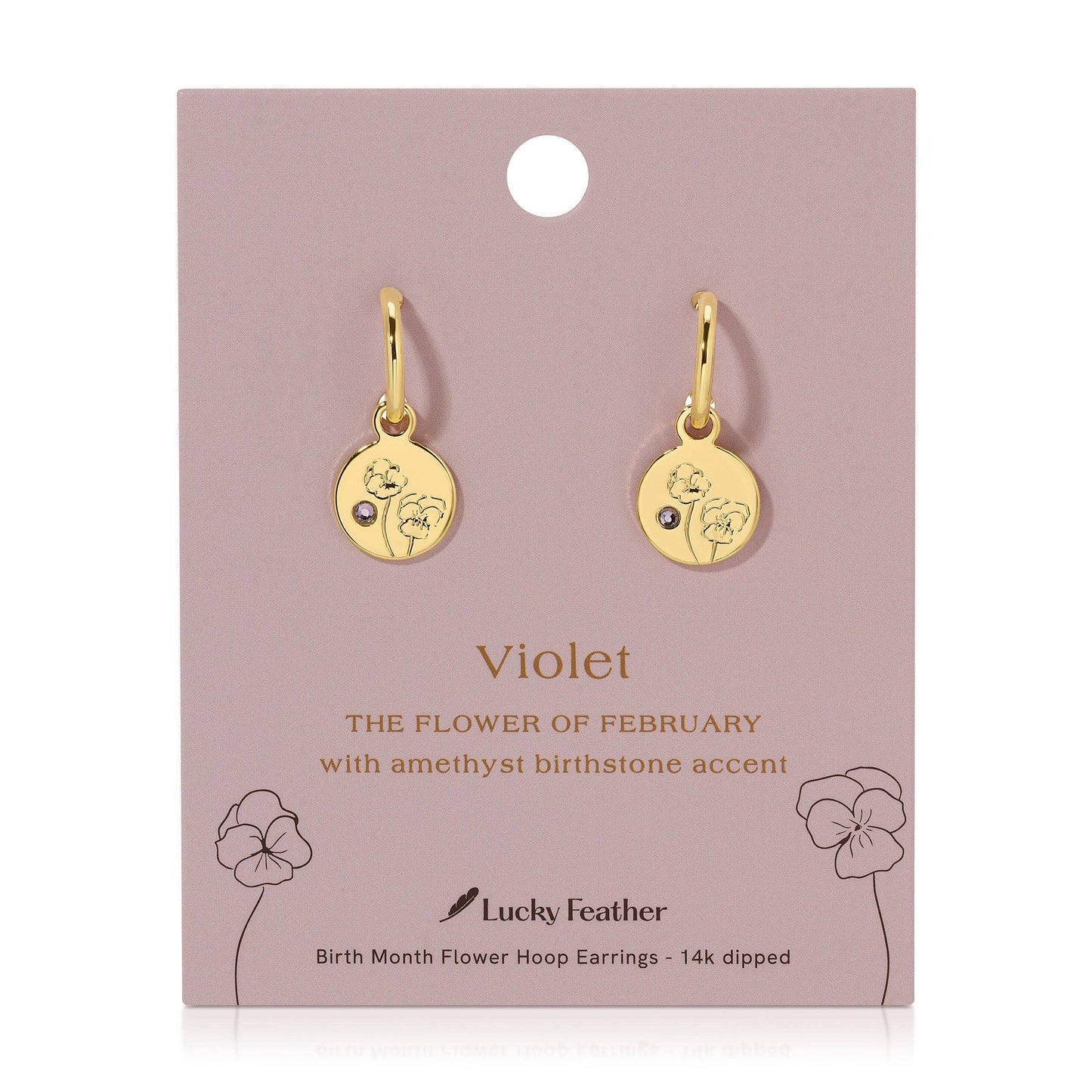 Birth Month Flower Earrings Bundle - Includes 4 each style (48 pc) + Display
