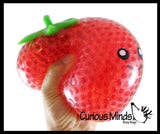 Squishy Jumbo Fruit Water Bead Filled Squeeze Stress Balls