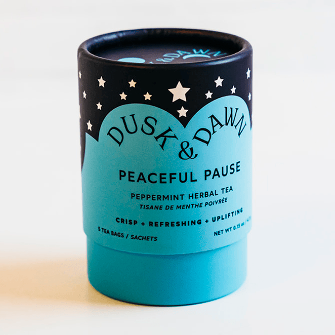 Peaceful Pause Herbal Tea Tube - 5 Tea Bags - Caffeine Free
