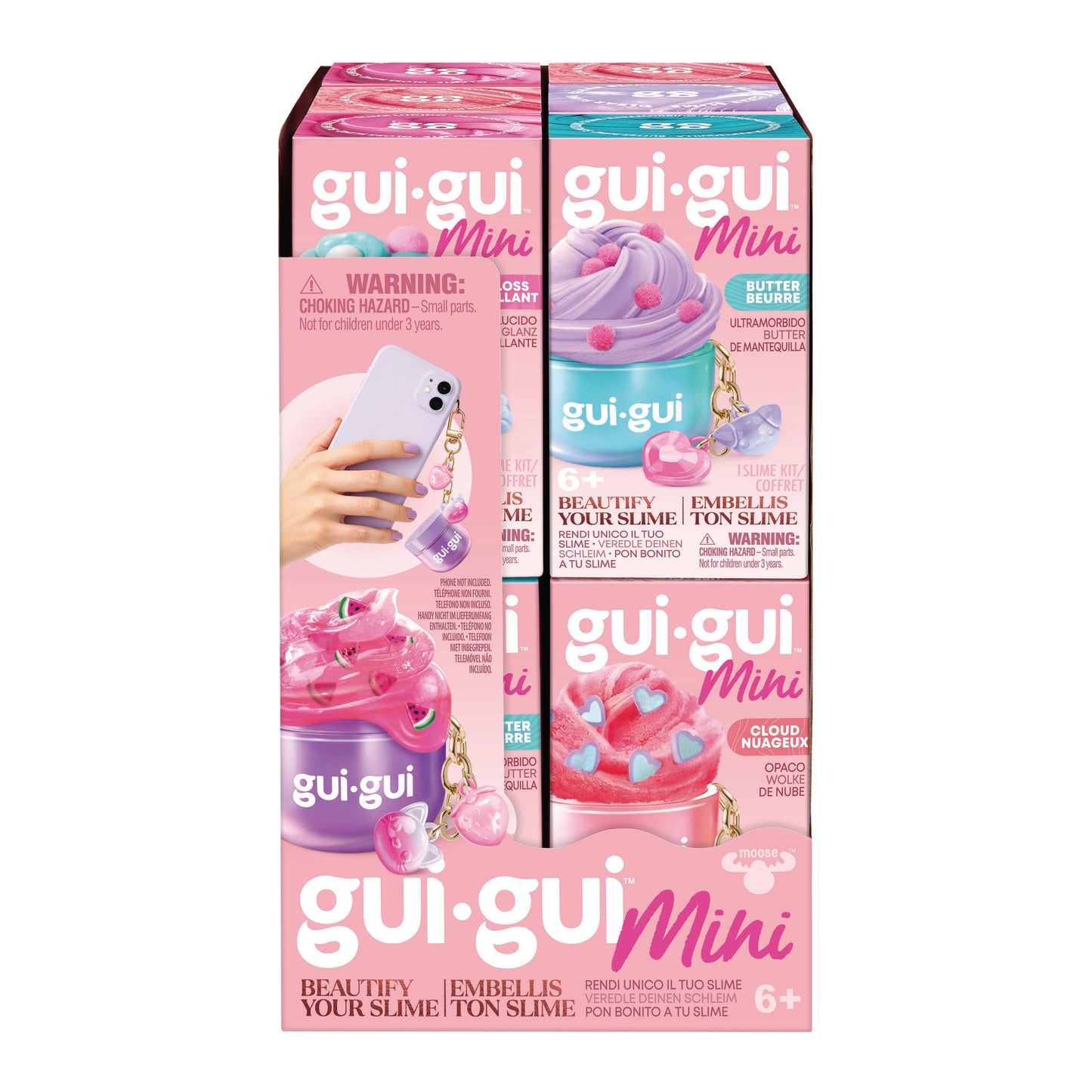 Gui Gui Minis Backpack Charm Slimes