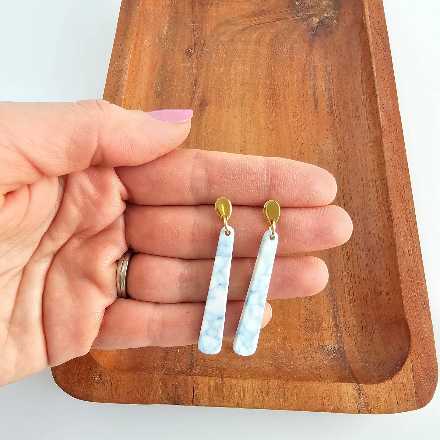 Blair Earrings - Saltwater Blue // Resort Summer Jewelry