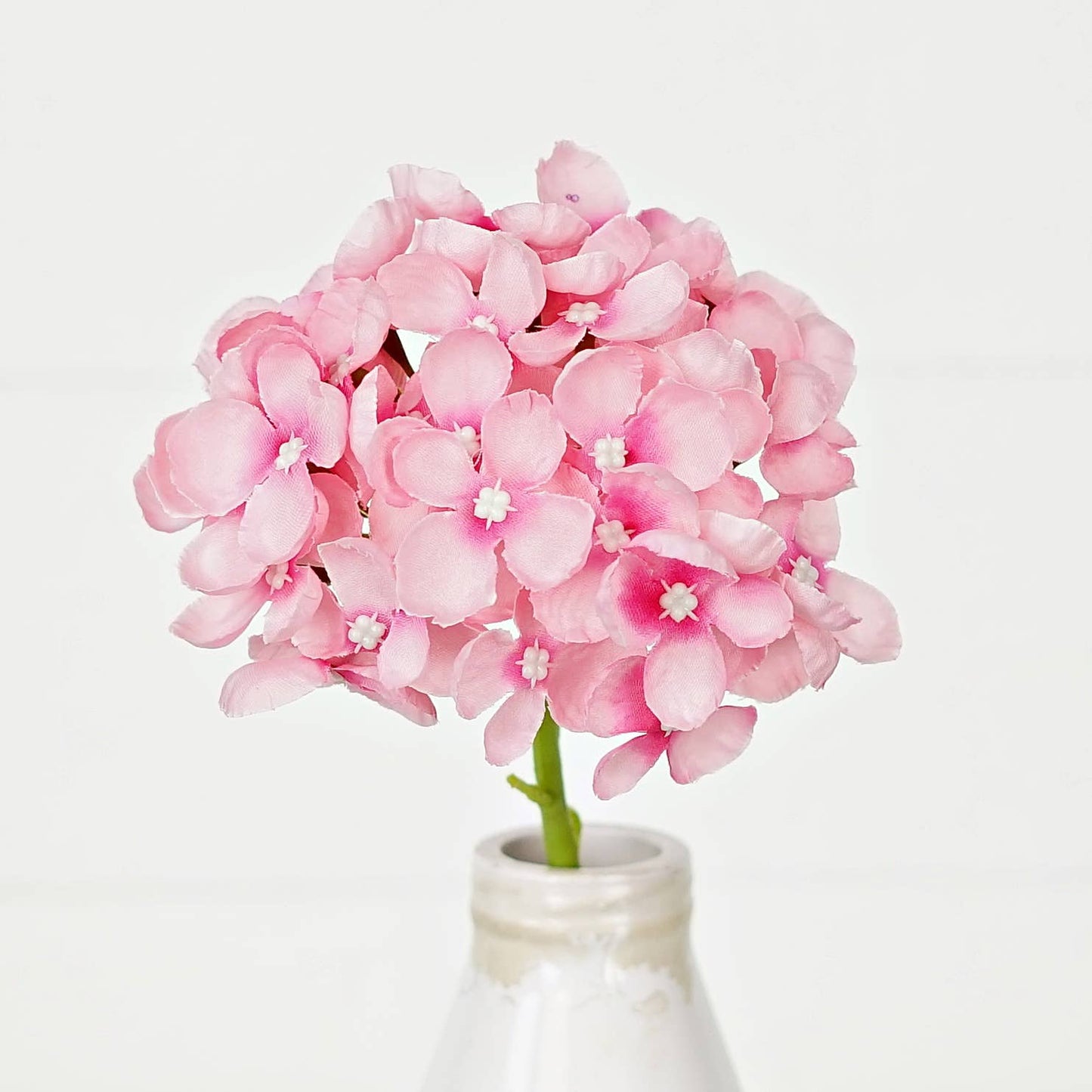 35331- 13inLx5inD English Hydrangea Stem-Hot Pink