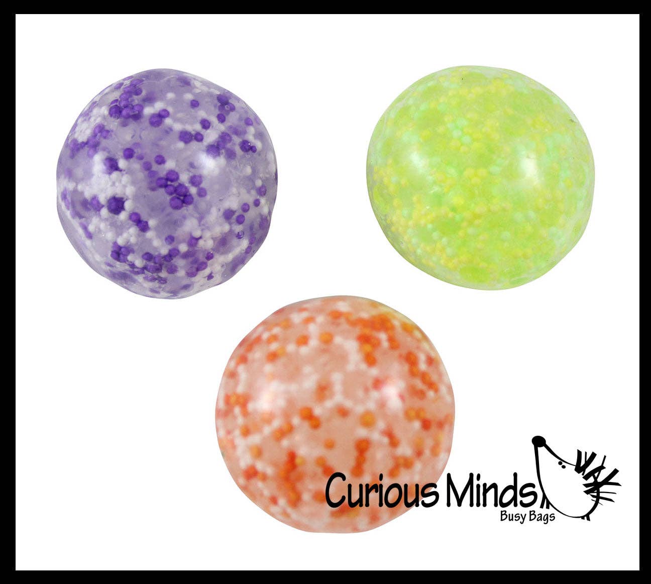 Small Amazing 1.5" Confetti Bead with Thick Gel Mold-able