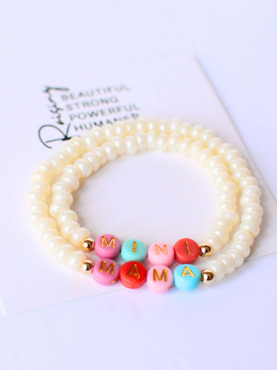 Mama MINI Bracelet – Inspirational Matching Jewelry, Pearl