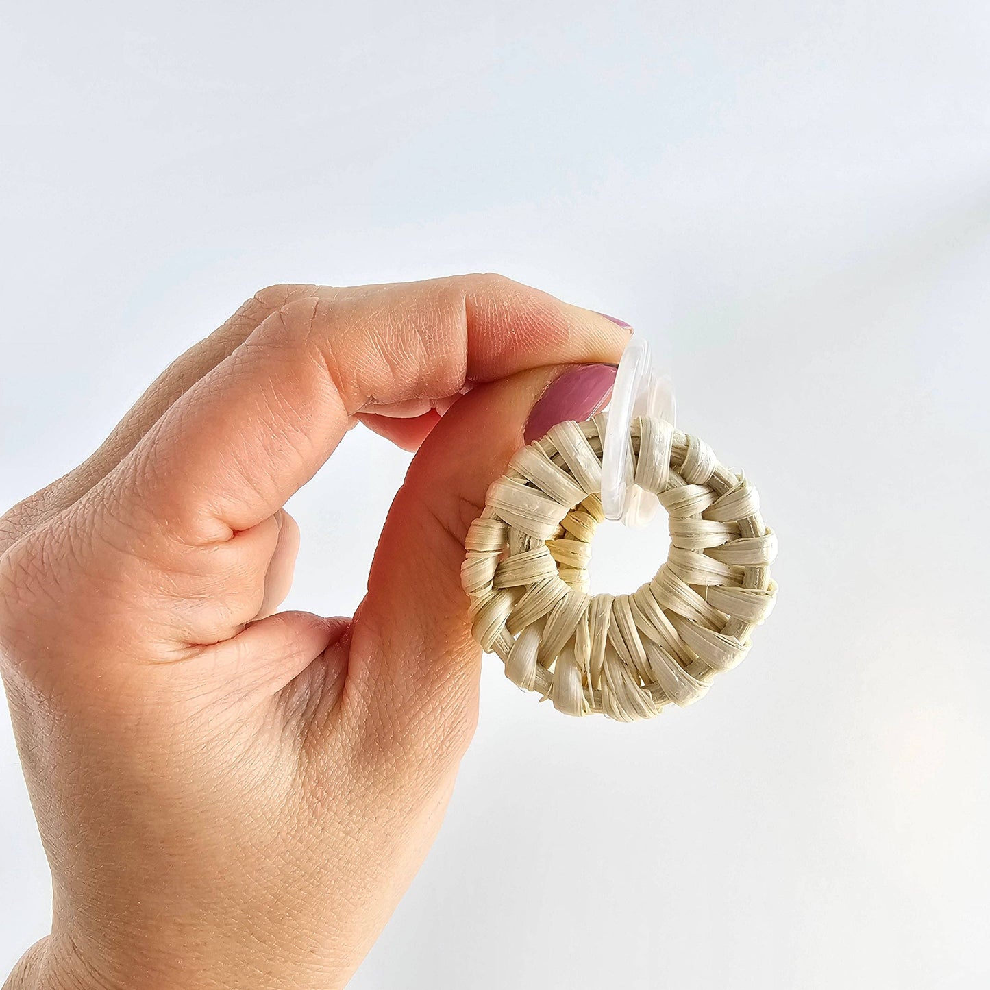 Calypso Earrings - Light Rattan // Resort Summer Jewelry