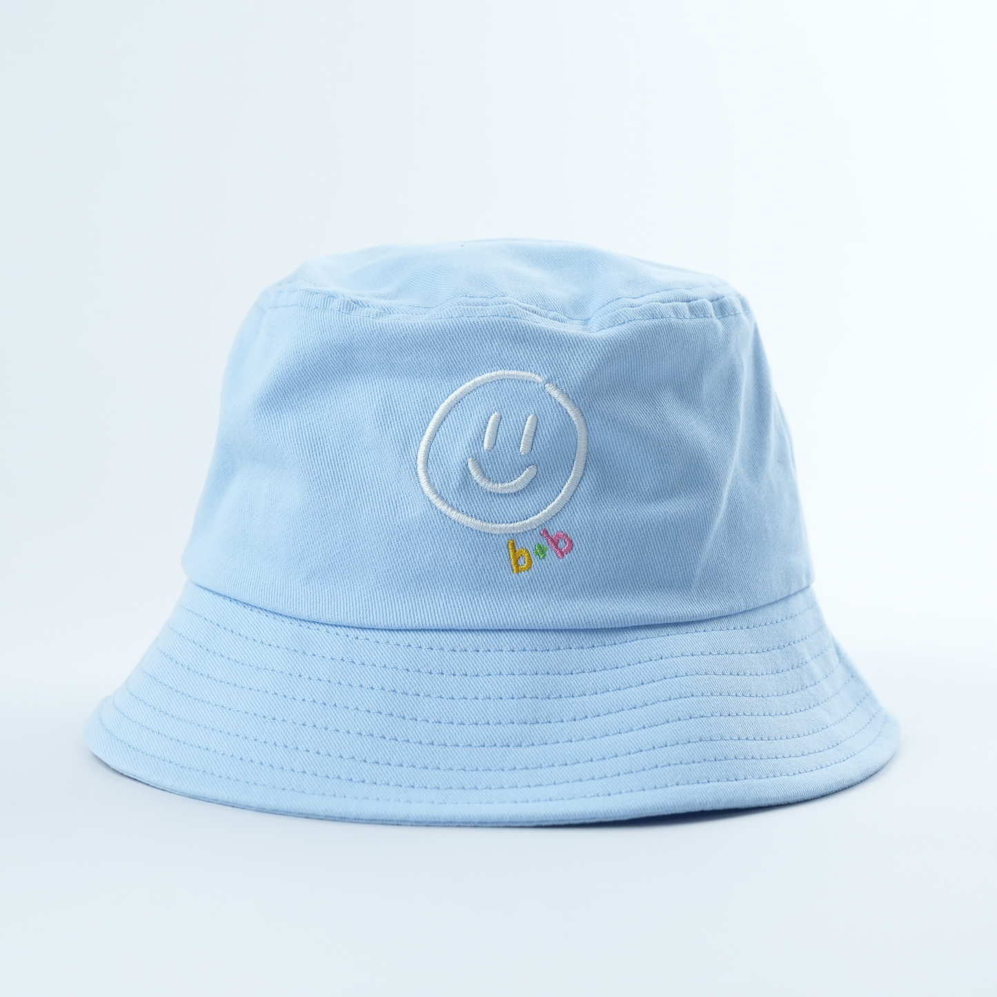 Smiley Cotton Twill Baby + Kids Bucket Hat