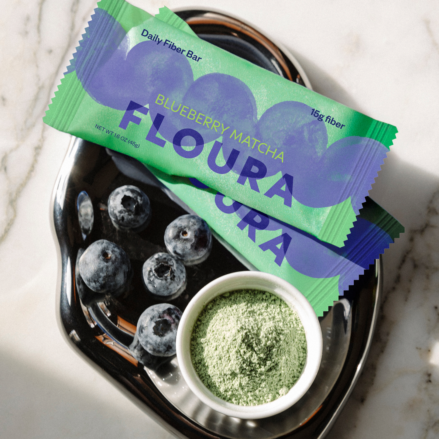 Blueberry Matcha Fiber Snack Bar