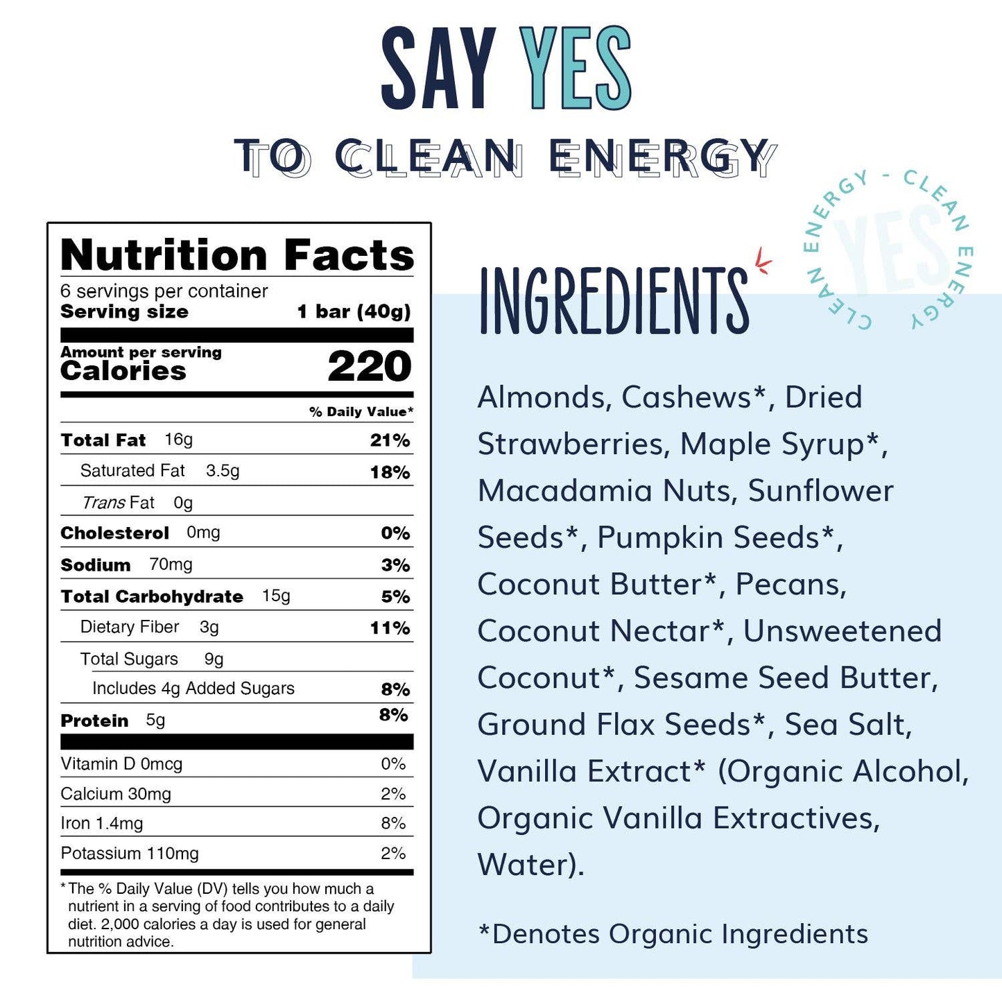 Strawberry Coconut - Gourmet Plant-Based Snack Bar