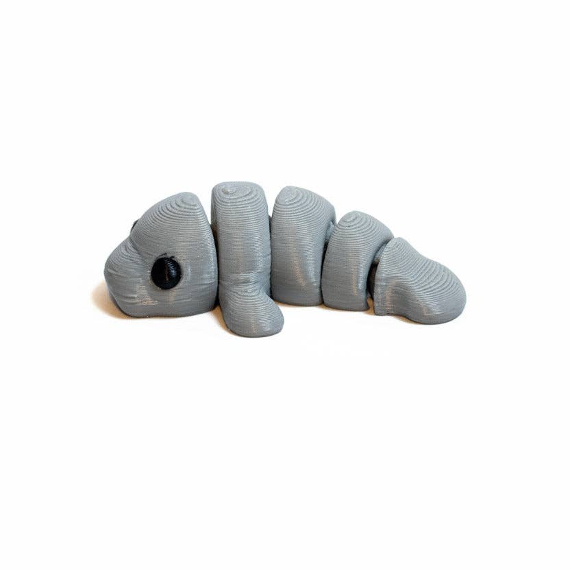 Manatee • Mini 3D Printed Articulated Animal • Flexi Animals • Pocket Pets • Pocket Pals • Desk Pets [#34]