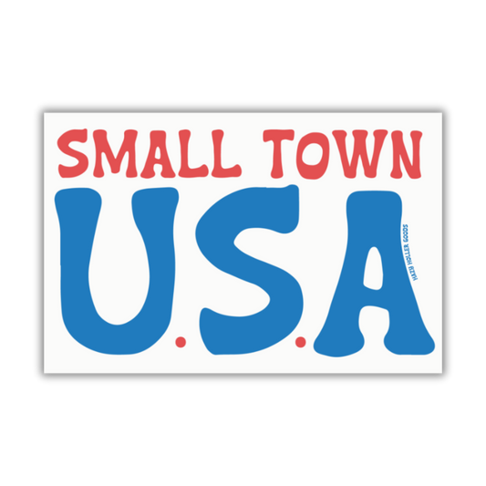 Small Town USA Sticker