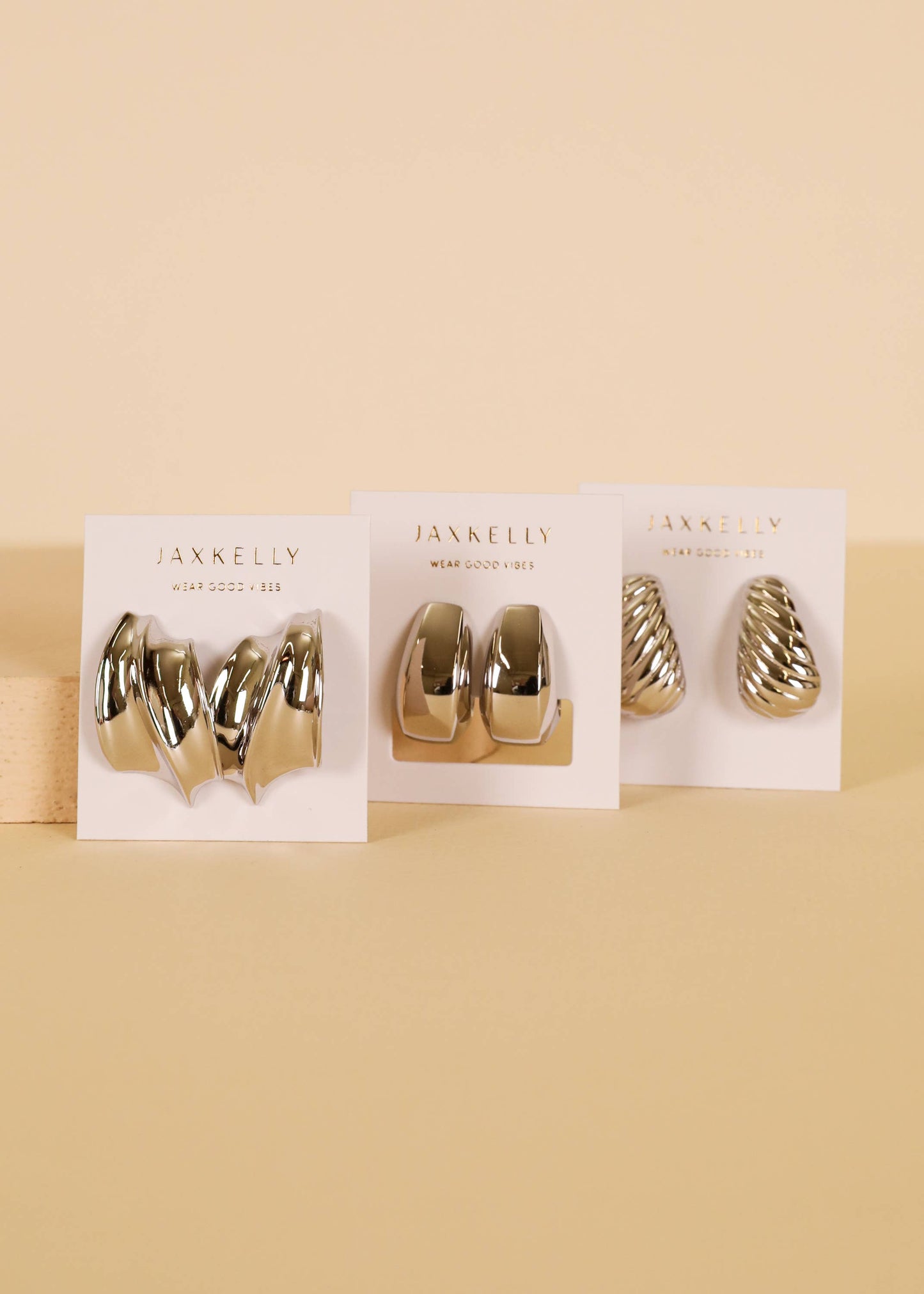 Silver - Bold Drop - Earrings