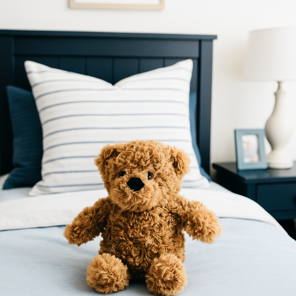 Classic Plush Weighted Teddy Bear - "Archie" - Baby Gift