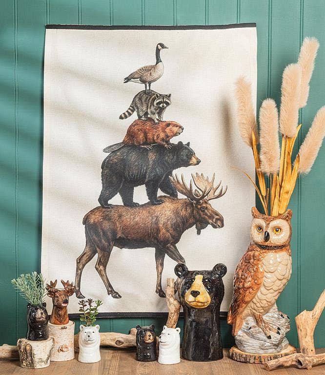 Wildlife Bud Vase