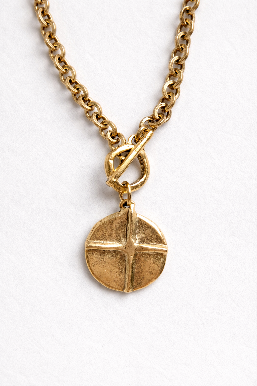 Faith & Heart Toggle Necklace