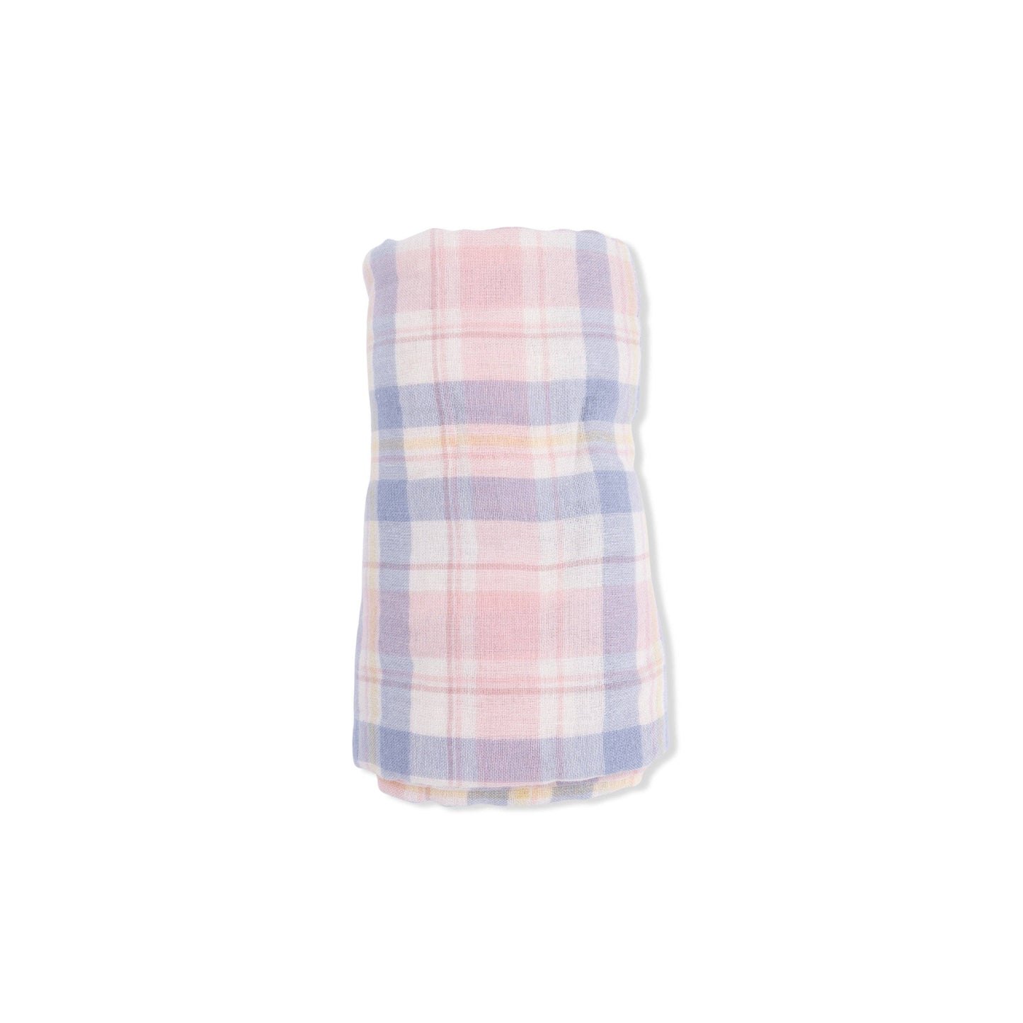 Dusty Plaid - Swaddle Blanket
