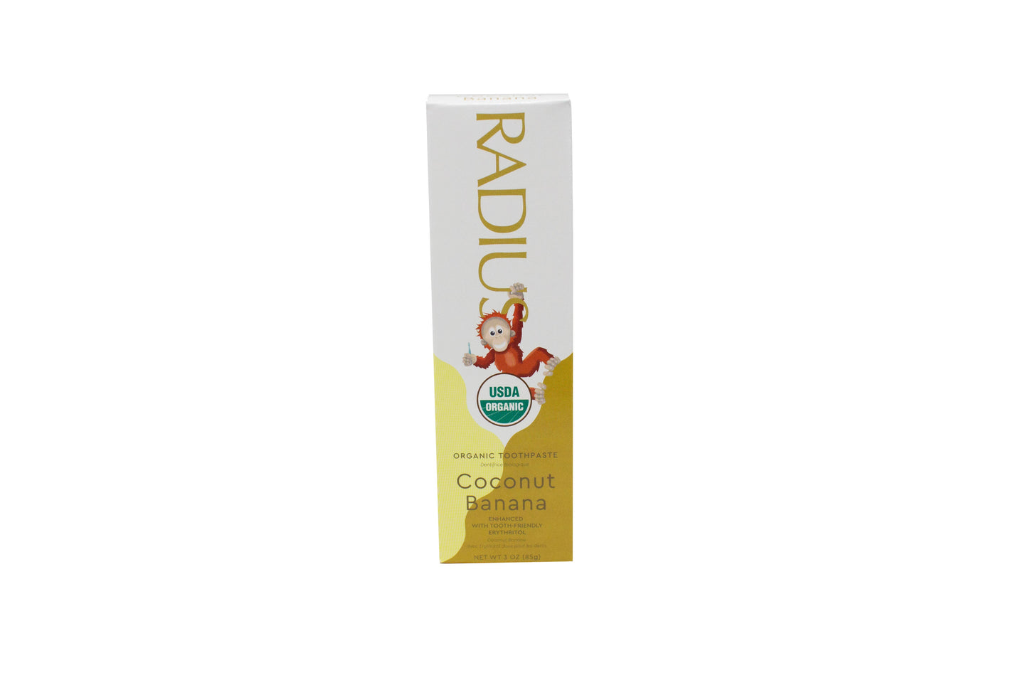 USDA Organic Children's Coconut Banana Toothpaste, 6mo+, 3oz