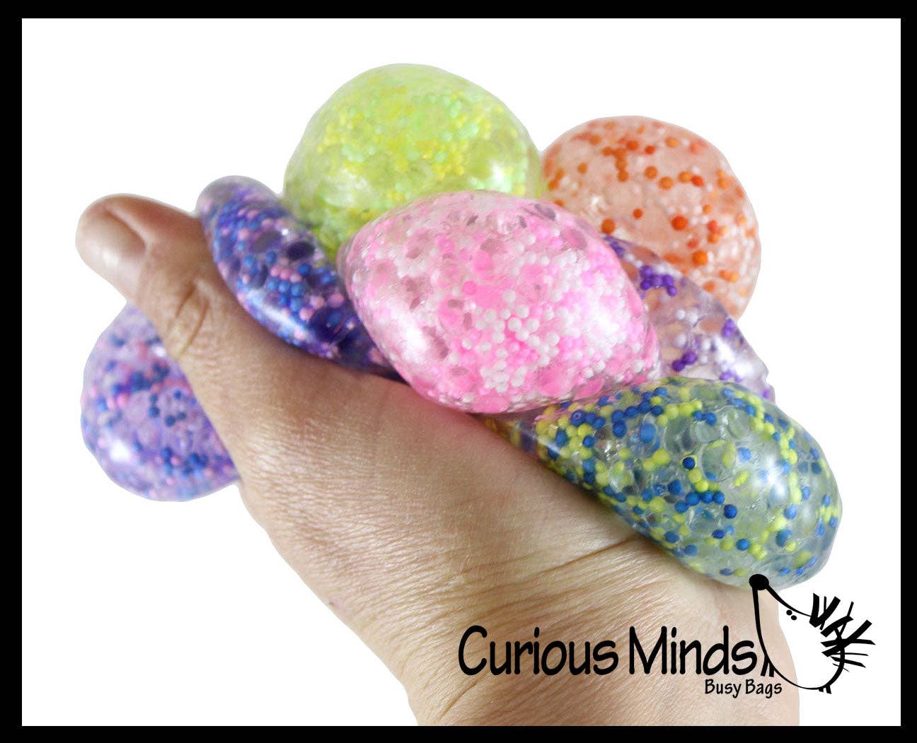 Small Amazing 1.5" Confetti Bead with Thick Gel Mold-able