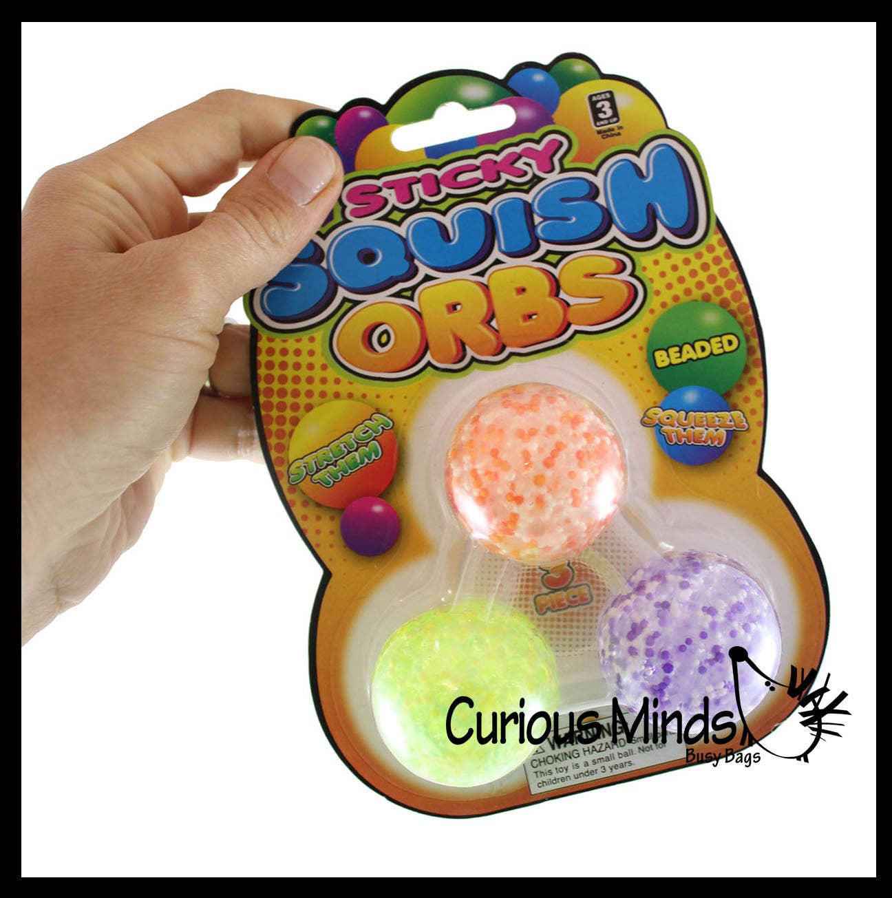 Small Amazing 1.5" Confetti Bead with Thick Gel Mold-able